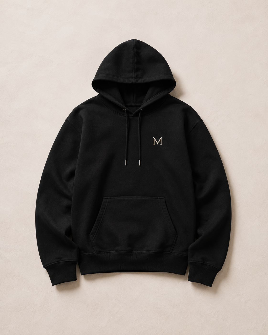 Minimal Black Hoodie